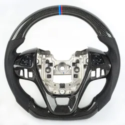Custom Carbon Fiber Steering Wheel for Ford Taurus 2013-2019 Edge 2011-2015 Explorer 2011-2020 Flex Performance Upgrade Parts