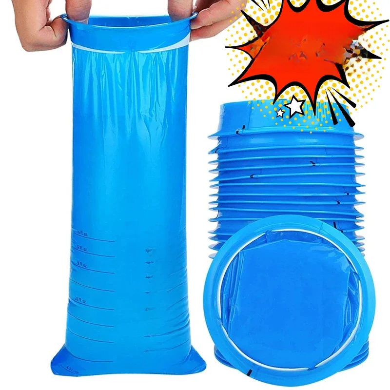 Sac de nettoyage jetable pour voiture, 1000ML, Portable, voyage, avion, mal de mouvement, nausée, vomir, sac en plastique écologique