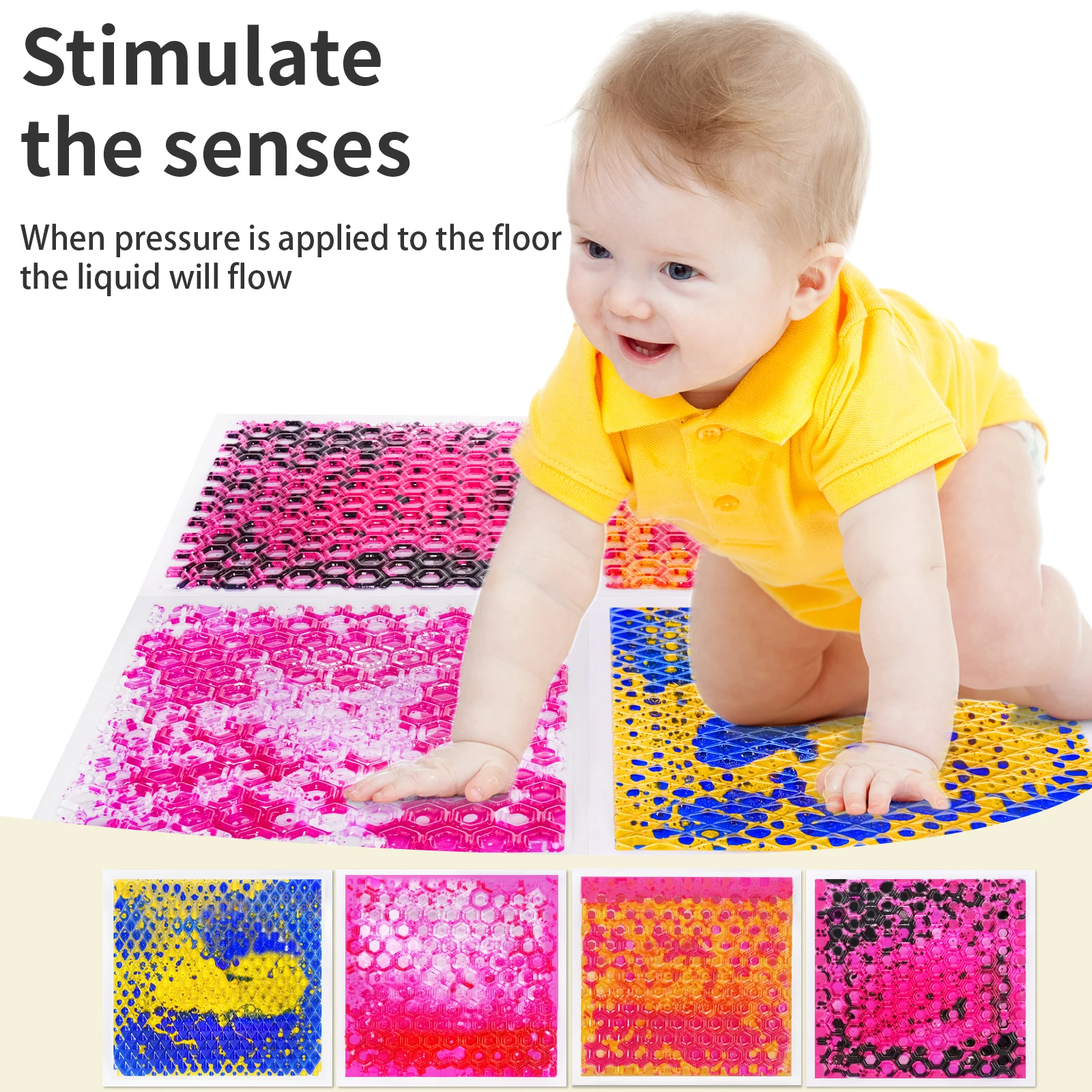 Ladrilhos de piso líquido sens - Kids Education Steps avaliação e preço