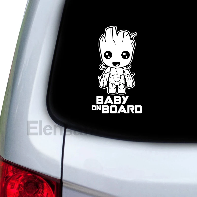 Baby on Board Vinyl Sticker Car Window Funny Graphic New Decal Movie Characters Quotes Car Stickers Decoration