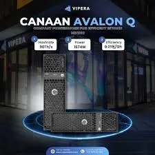

A Brand New Original Canaan Avalon Q 90T Bitcoin Miner