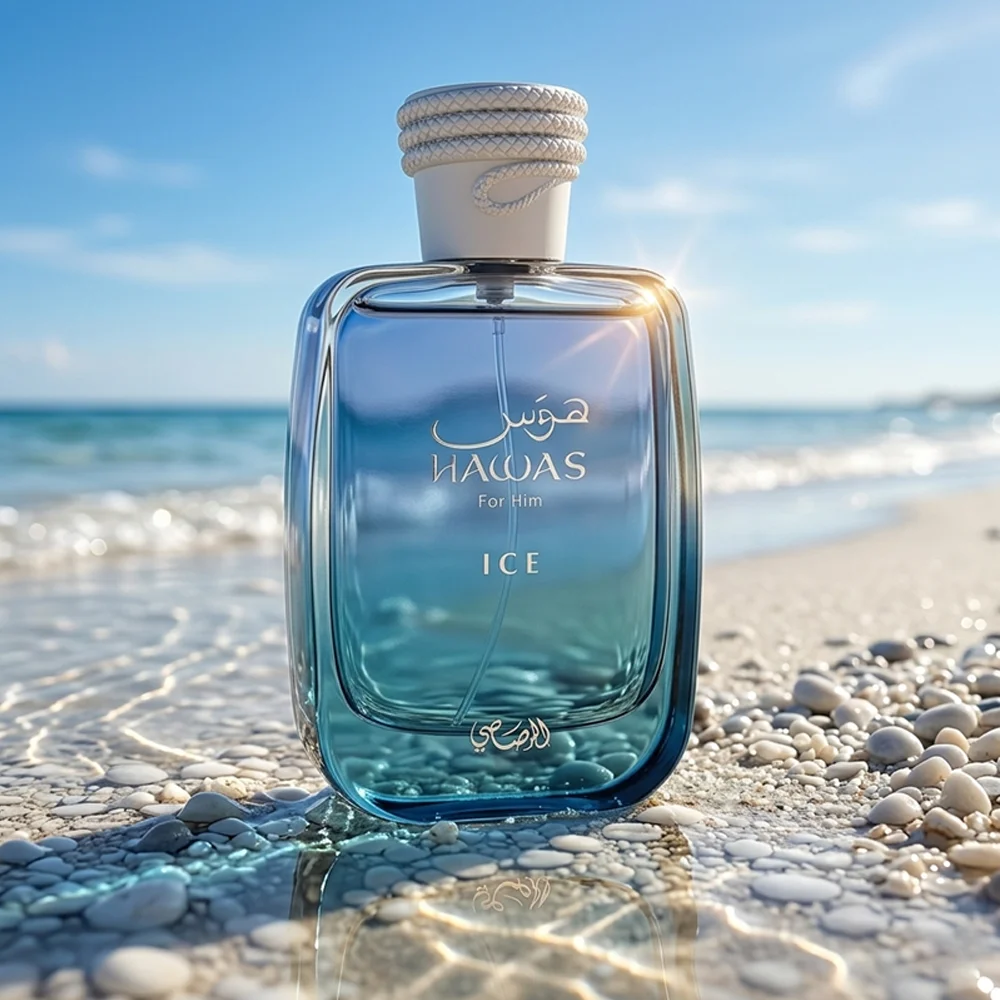 Hawas Ice Men Perfume 100ML EDP Long Lasting Woody Spicy Fresh Fragrance Daily Office Date Cologne for Men
