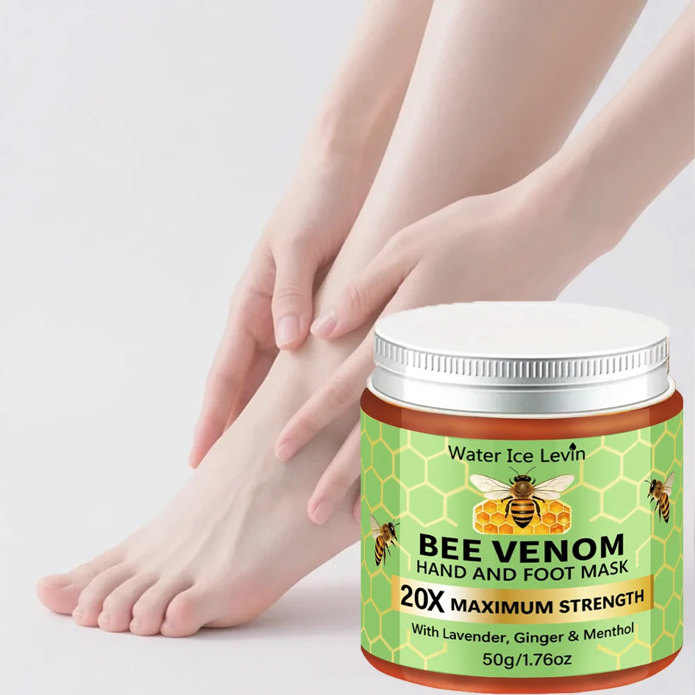 Water Ice Levin Bee Venom Hand And Foot Mask 50g Lavender Ginger Infused Moisturizing Firming Nourishing Dry Skin Care Mask