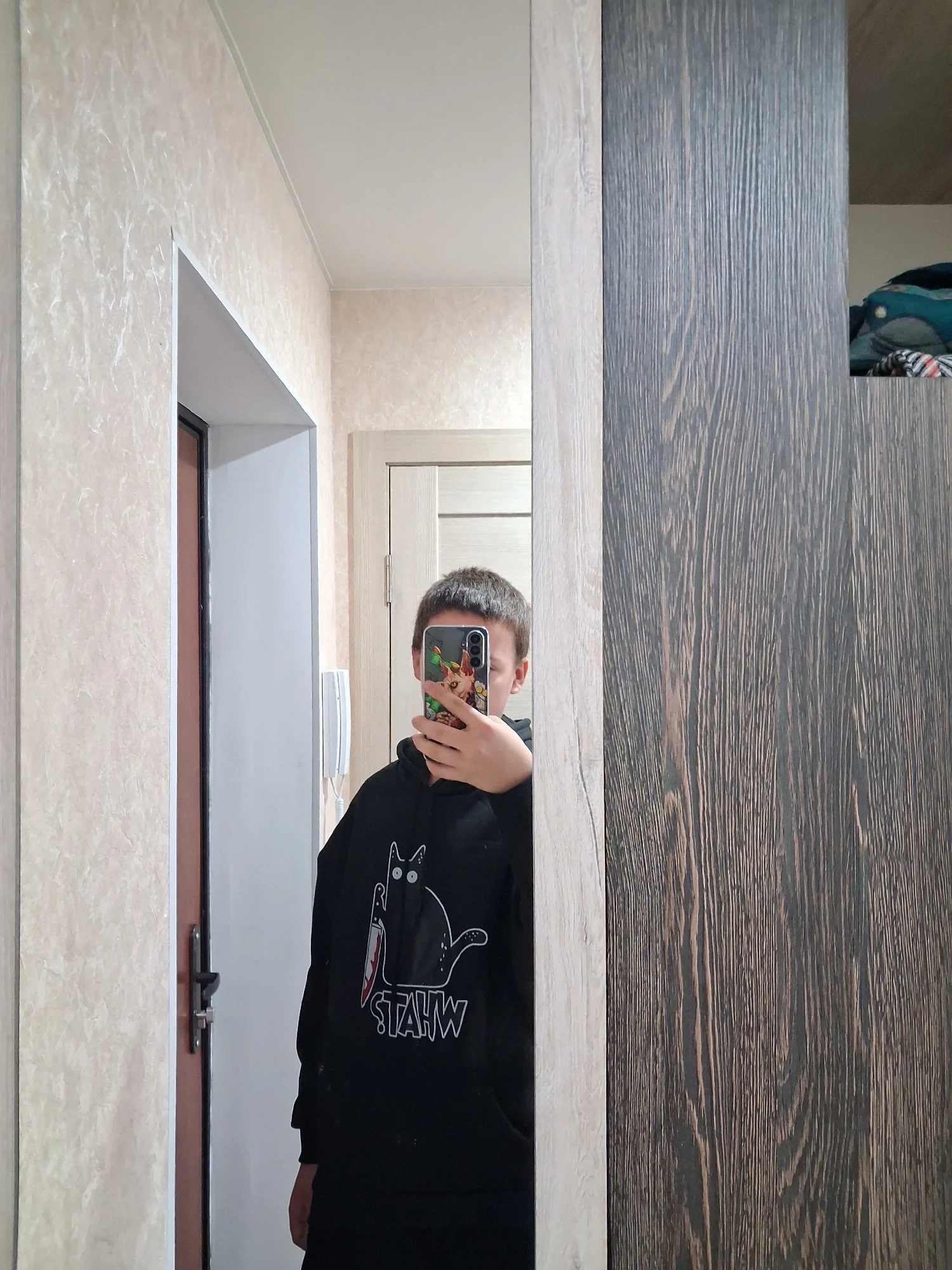 Hoody Little Black Cat And Knife Sweatshirt With Hooded Woman Oversized Aesthetic Hoodie Womens Winter Female Cats Hoodies photo review