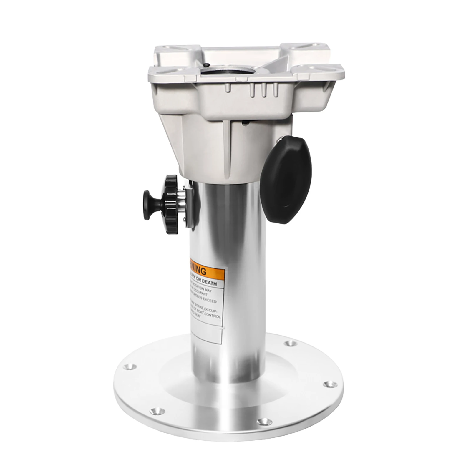 

Усиленное регулируемое основание для морского сиденья, алюминиевое основание для лодочного сиденья с фиксацией для понтонных лодок, рыбацких лодок, яхт, регулировка высоты 32,5-46 см