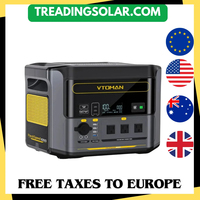 VTOMAN FlashSpeed 1000 Portable Power Station 2000W 828Wh LiFeP04 Battery For Outdoor Camping Tent Travel