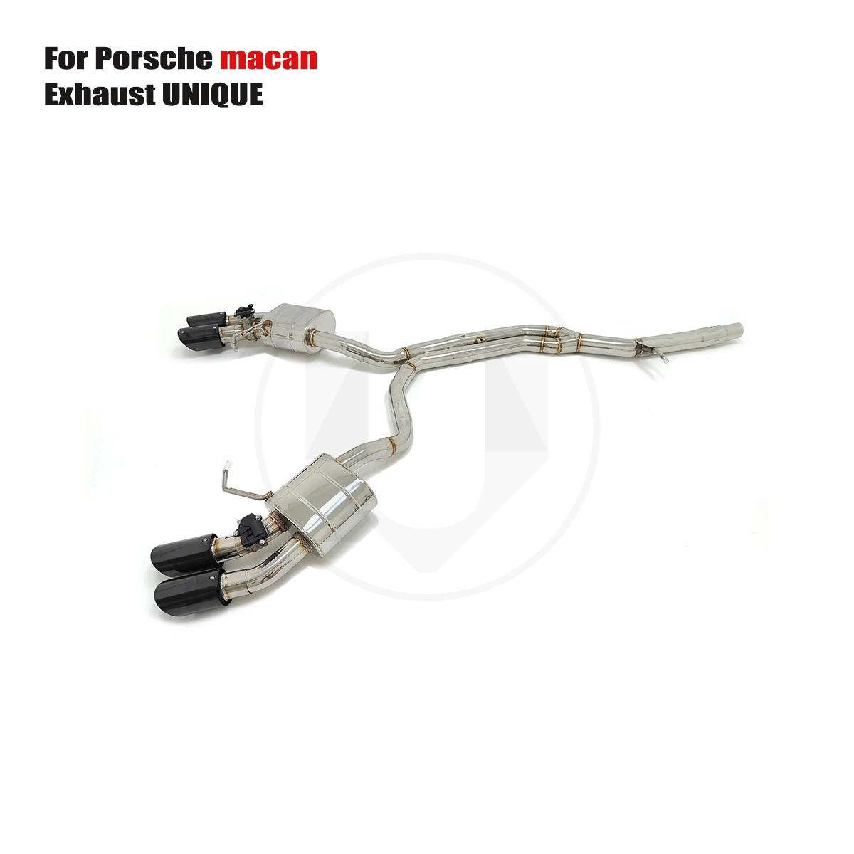 UNIQUE For 2019+ Porsche macan 2.0t performance valve exhaust system ss304 exhaust muffler