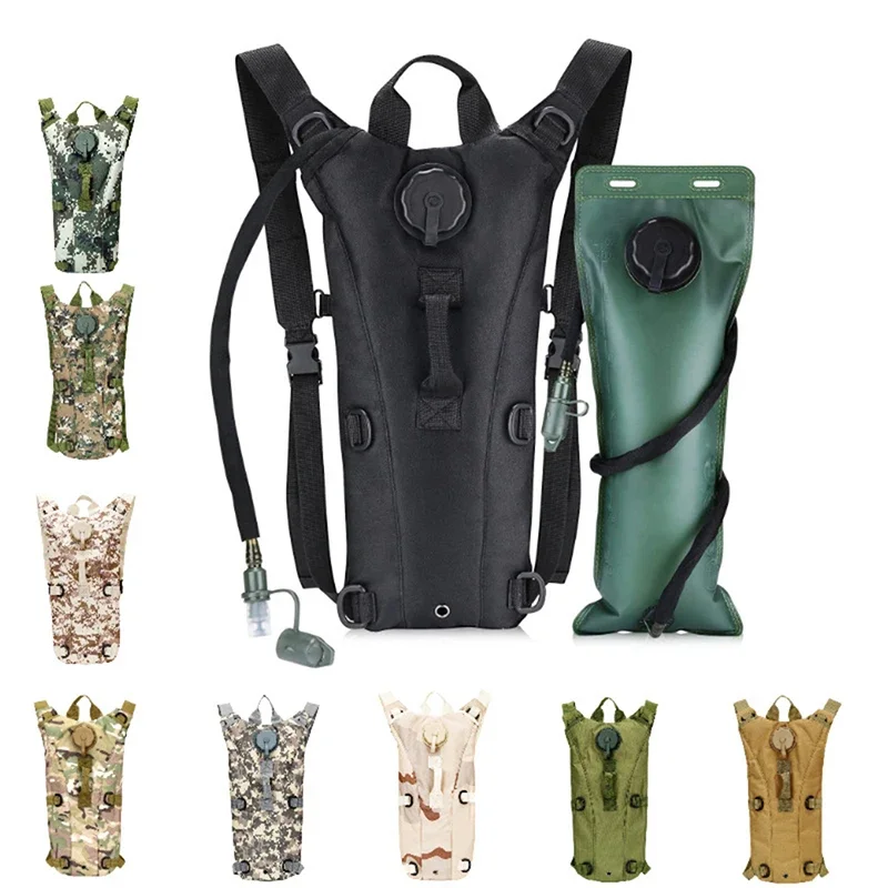 AliExpress 3L Hydration Water Bladder Outdoor Sport Cycling Water Bag Backpack Military Tactical Camouflage Mountaineering Bag