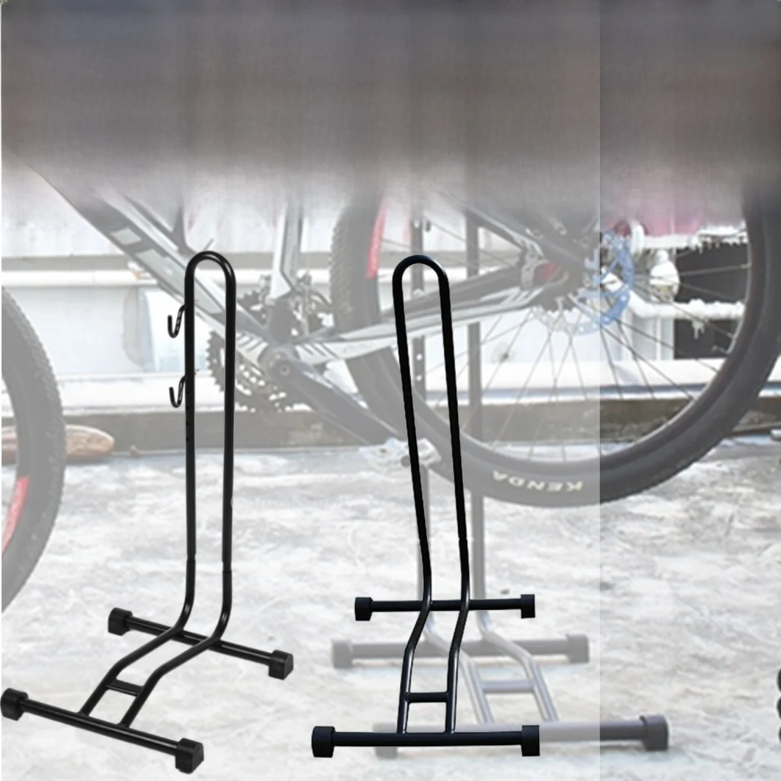 AliExpress L-Type Bicycle Coated Steel Display Floor Plug-in Parking Rack Bike Repair Stand Mountain Bike Storage Rack Maintenance Holder