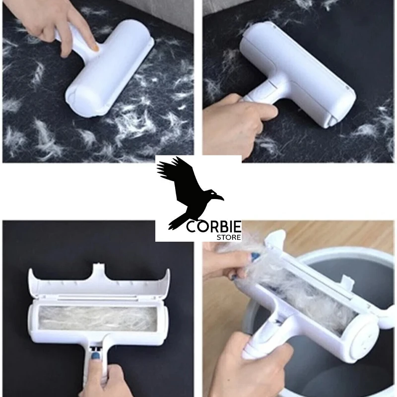 Cat Dog Hair Cleaner with Chamber Hair Dust Collector Sweater Carpet Lint Remover Sneakers 2-Way