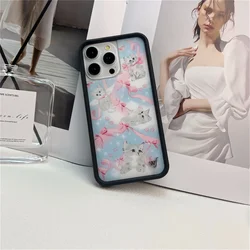 Wildflower Cartoon cute phone case for iPhone Animal Fruit Flower Creative 12 13 14 15 16 Pro Max 14 Plus 17 Pro Strawberry case