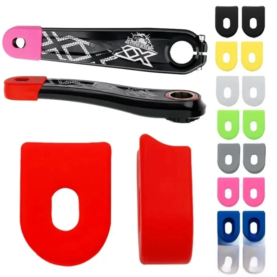 AliExpress MEROCA Bicycle Crank Arm Protector Cover Silicone Crankset Case Bicycle Crank Protective Boots Sleeves Bicycle Accessories