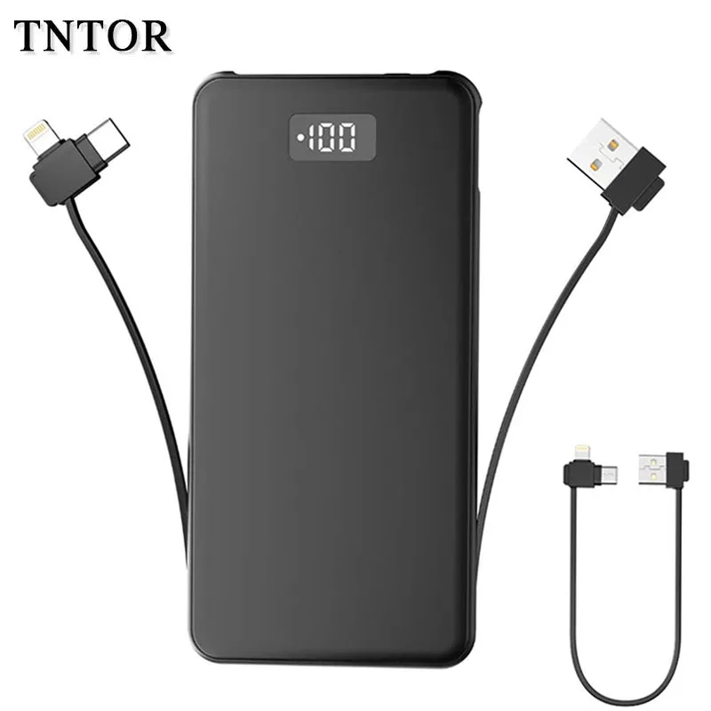 

TNTOR 10000mAh Portable Power Bank Fast Charging Digital Display USB PD22.5W External Battery Pack for iPhone 14 13 pro Xiaomi