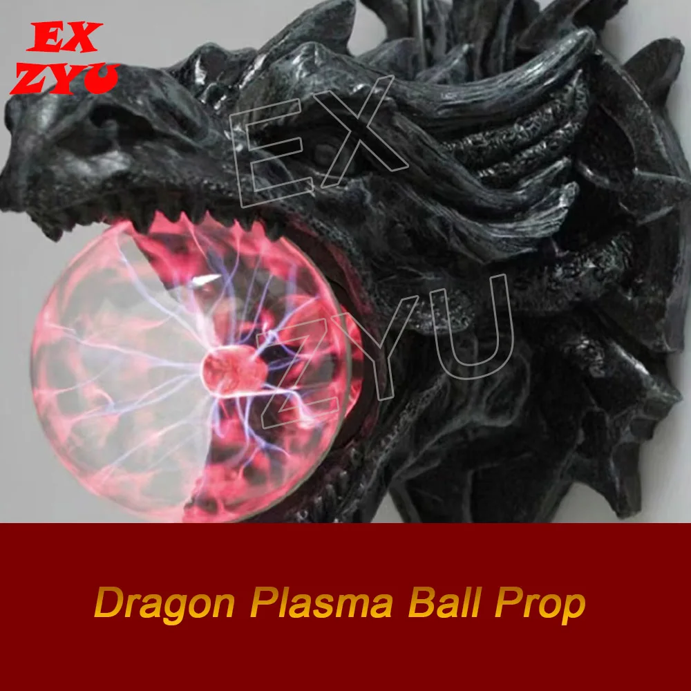 

Dragon Plasma Ball Prop escape room magic game supplier touching ball for certain time to unlock metal sensor to start EX ZYU