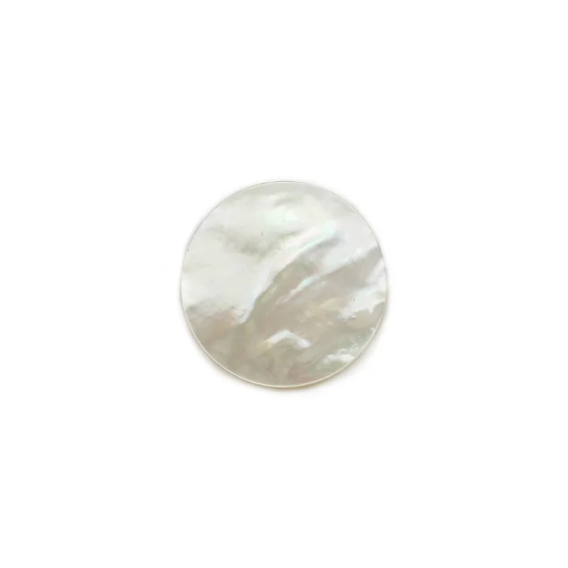 5pcs Natural White Shell Mother Of Pearl Cabochons Disc Flat Round Shape 8/10/12/14/20mm  For Jewelry Making DIY Pendant Ring