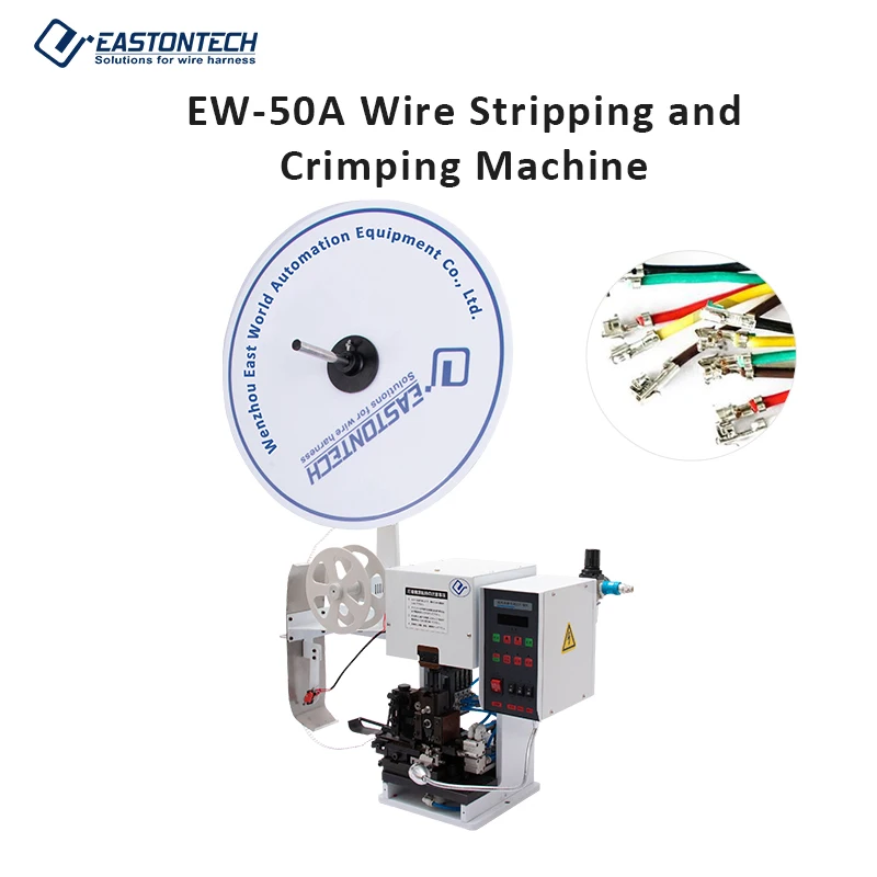 

EW-50A High Speed Automatic Wire Stripping and Crimping Machine with 1.5T Crimping Force