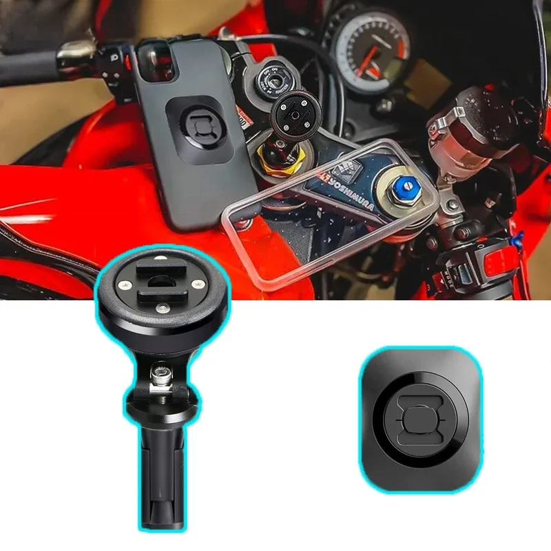 Dla Ninja400 R1 CBR650R uchwyt na smartfon podłącz motocykl antywibracyjny dla 12-29.9mm stojak mobilny adapter do telefonu komórkowego naklejka — zdjęcie produktu 7