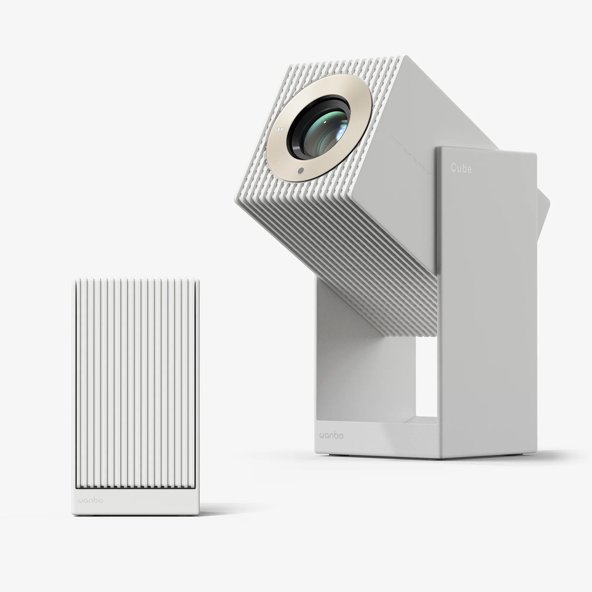 Wanbo Cube 2 Pro Android TV 11 빔프로젝터, 500 ANSI, 1080P FHD, 230° 회전 스탠드, ToF 자동 초점, 28dB, 스마트 홈 시네마 빔프로젝터