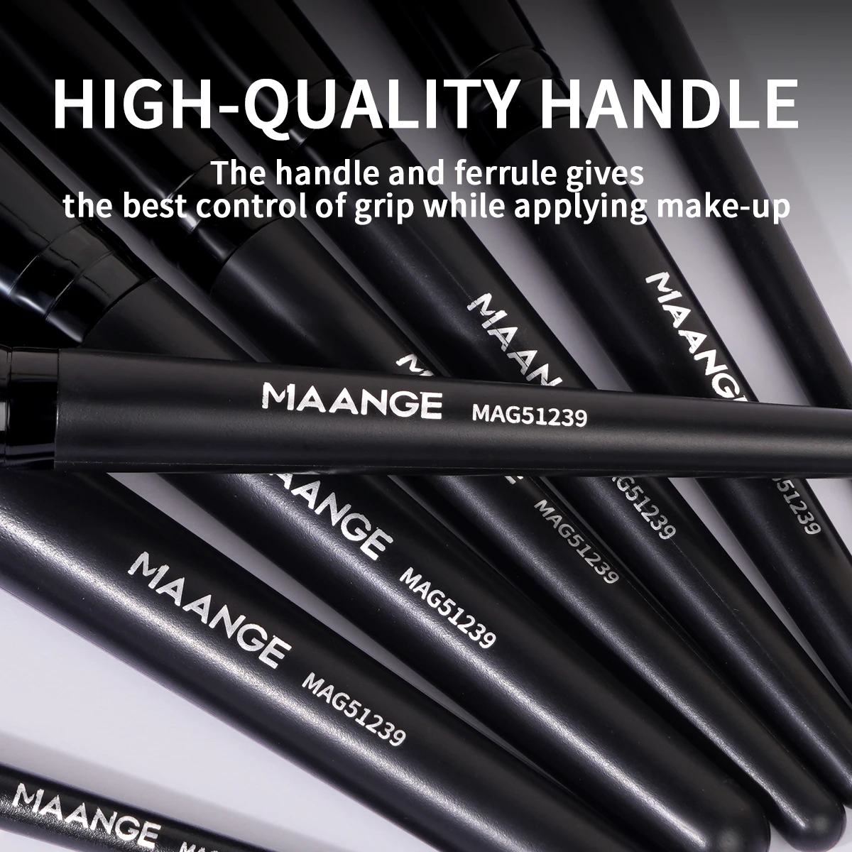 Zestaw pędzli do makijażu MAANGE 18 szt. Premium do podkładu, pudru, korektorów, cieni do powiek, różu, pędzle do makijażu z etui podróżnym.