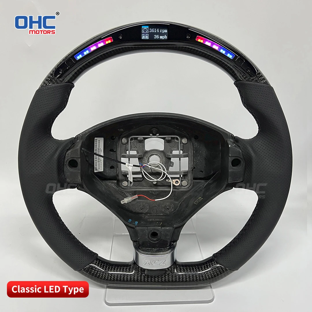 OHC LED Display Steering Wheel Compatible for Peugeot RCZ