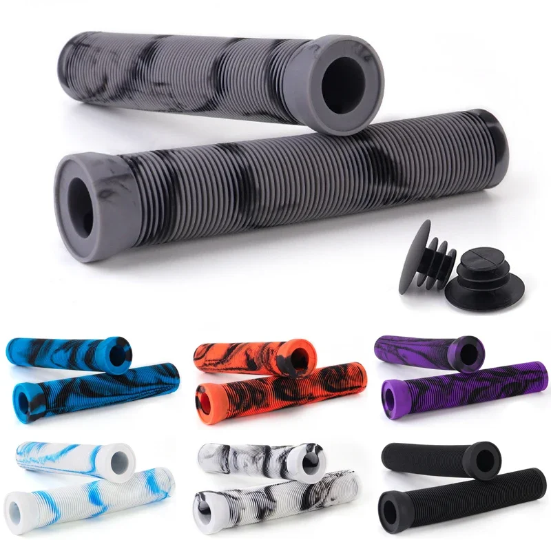 AliExpress BUCKLOS Length Rubber Bicycle Grips Anti-Slip Folding Bike Cuffs ShcokProof MTB Handlebar Covers with Plug