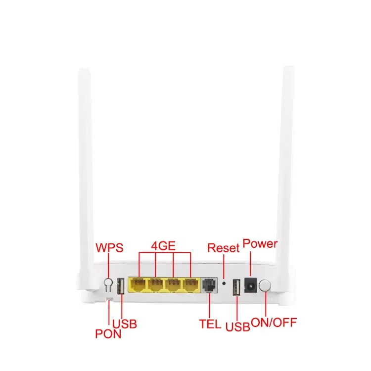 Ont Gpon ZTE Mon Expérience avec le Routeur Fibre Optique 4GE + WiFi Double Bande pour une Connexion Stable et Rapide
