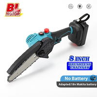 3000W 8 Inch Brushless Chain Saw Oil Tank self-refuel Electric Wood borrowing Cordless Saw Power oils For Makita 18V Battery