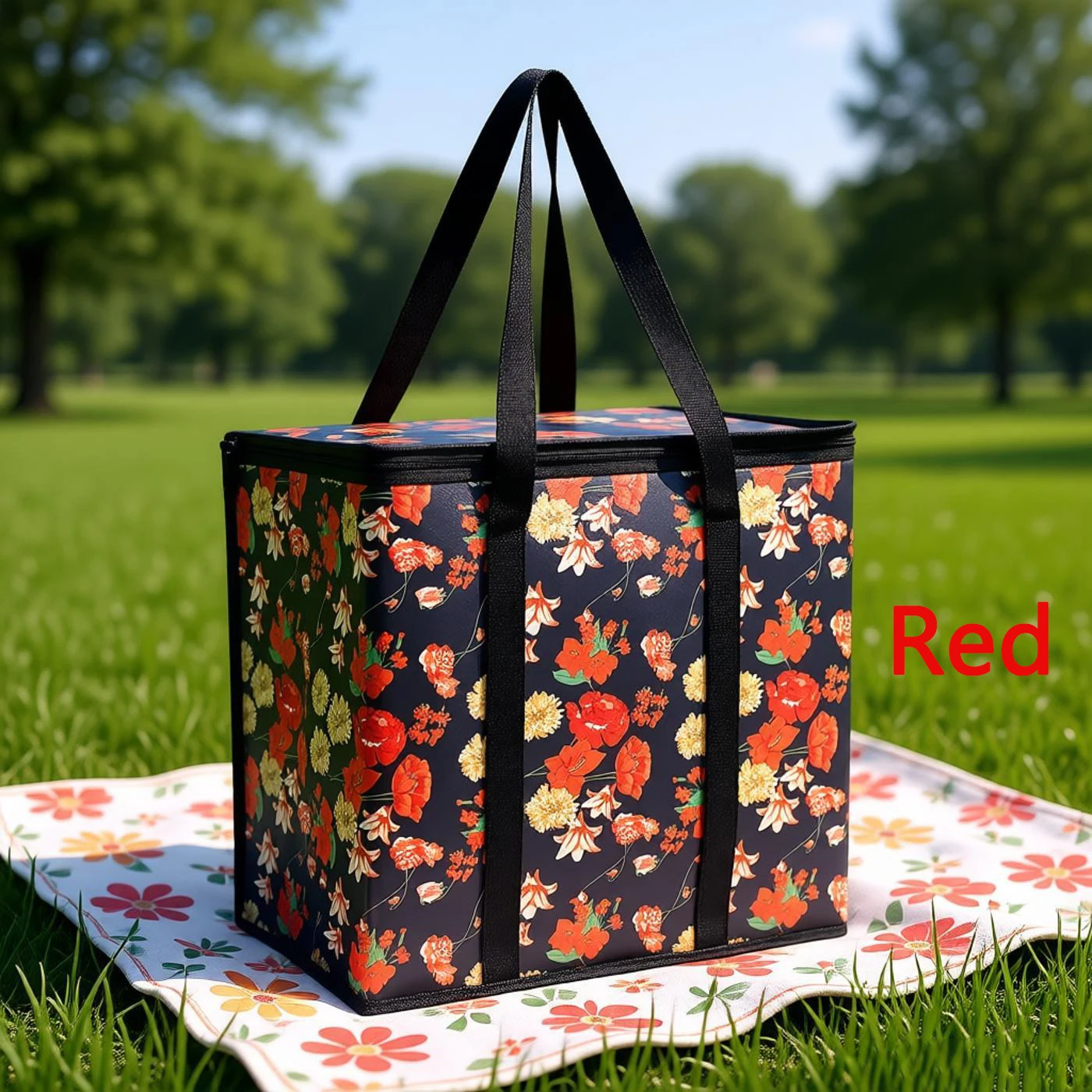 Leakproof Insulated Lunch Cooler Bag - Collapsible, Waterproof Thermal Tote  for Delivery & Outdoors