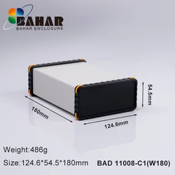 Bahar Enclosure Aluminum Case for Wire Junction Box Instrument Shell Battery  BAD 11008 industry electrical measuring equipment