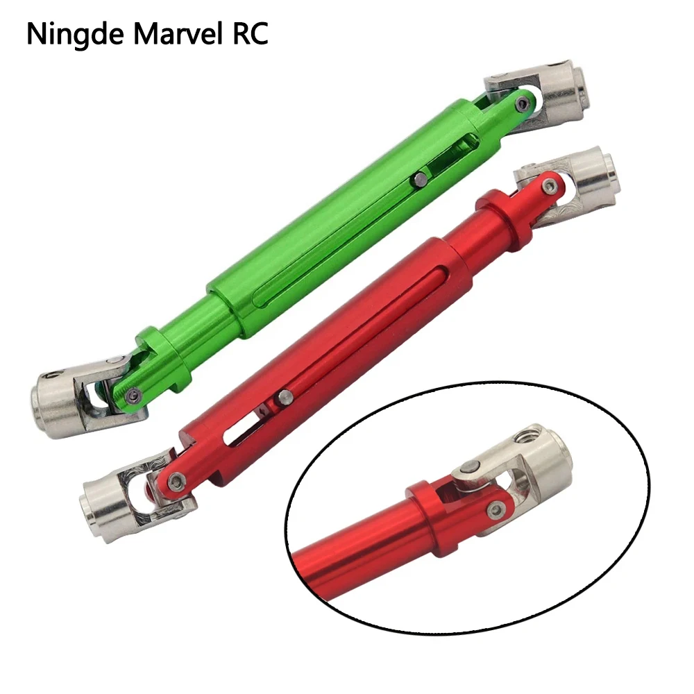 1 szt. Aluminiowe przeguby wału napędowego CVD 103-150mm do osiowego SCX10 AX10 Tamiya CC01 D90 RC4WD TF2 1/10 samochód zdalnie sterowany RC