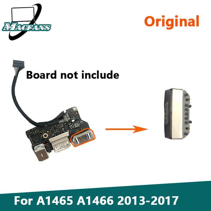 

Разъем для порта зарядки ноутбука A1466 DC Jack, 5 контактов для Macbook Air 11 ”13” A1465 2013 2014 3015 2016 2017