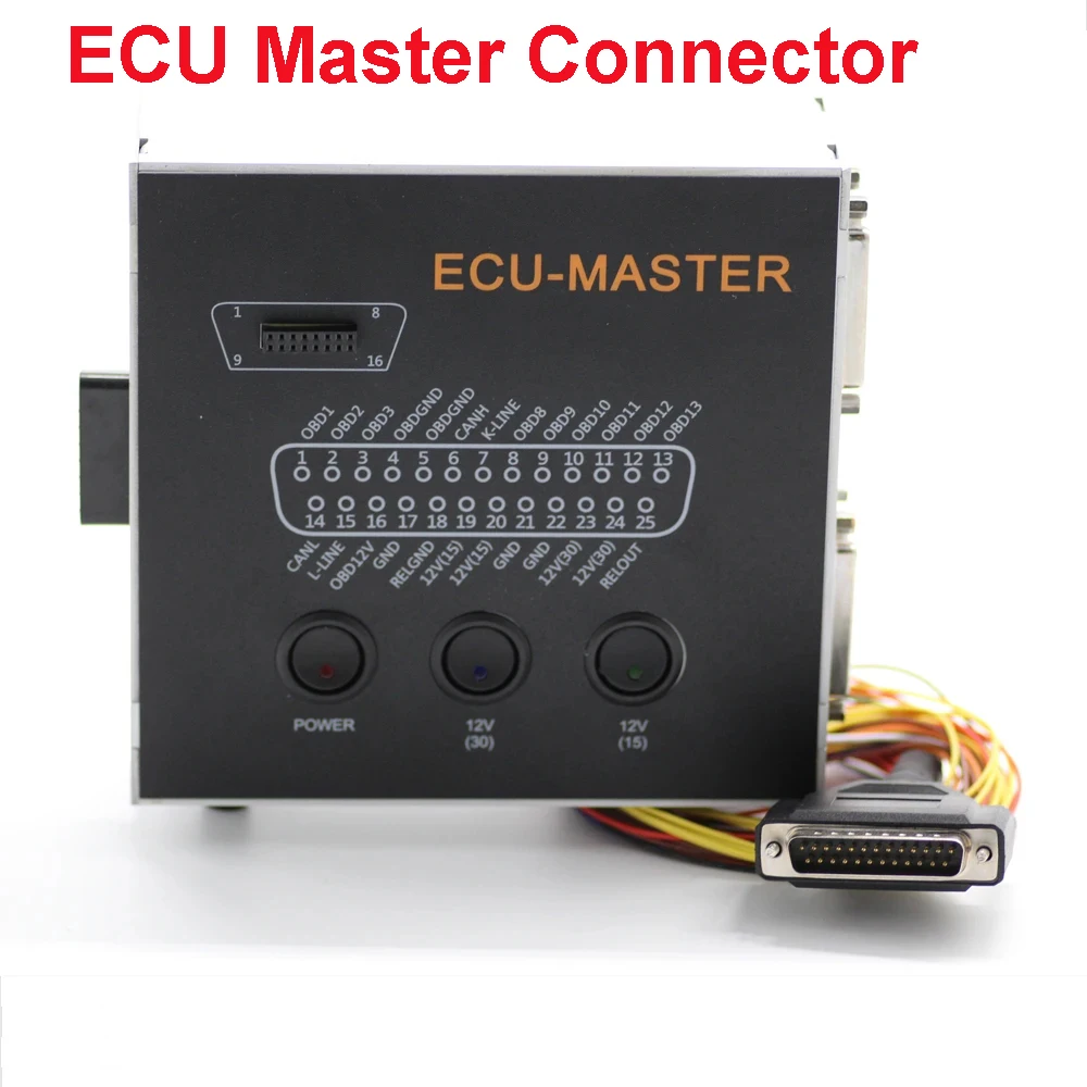 ECU MASTER Connector Car Key Programmer Chip Tuning Coding BSI CAS UCH Dashboards For DB25 Cables For Fg v54 Mpps Carprog VvdI