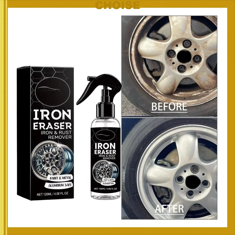 Iron Eraser Rust Brake Dust Remover Spray, veilige krachtige formule voor het oplossen van ijzerdeeltjes, anti-vlekken bescherme