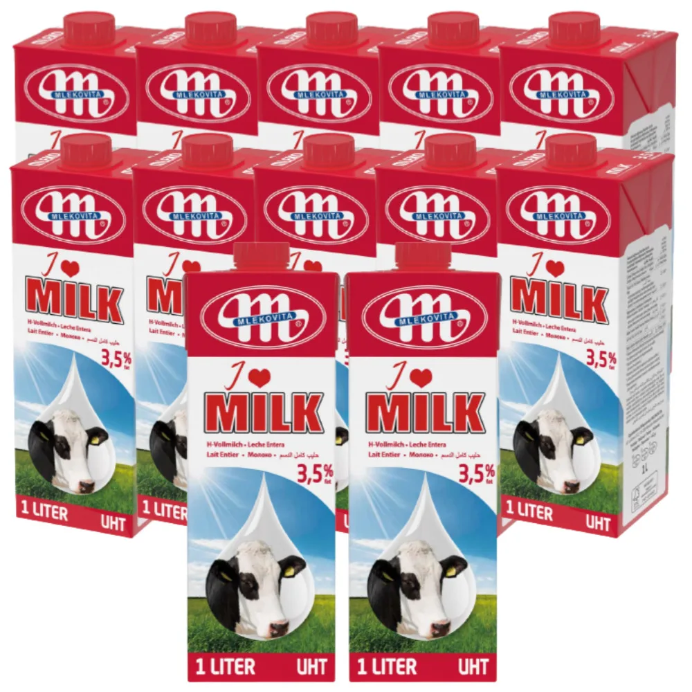 Mlekovita iLove milk imported sterile milk 3.5% 1L 12 mouth