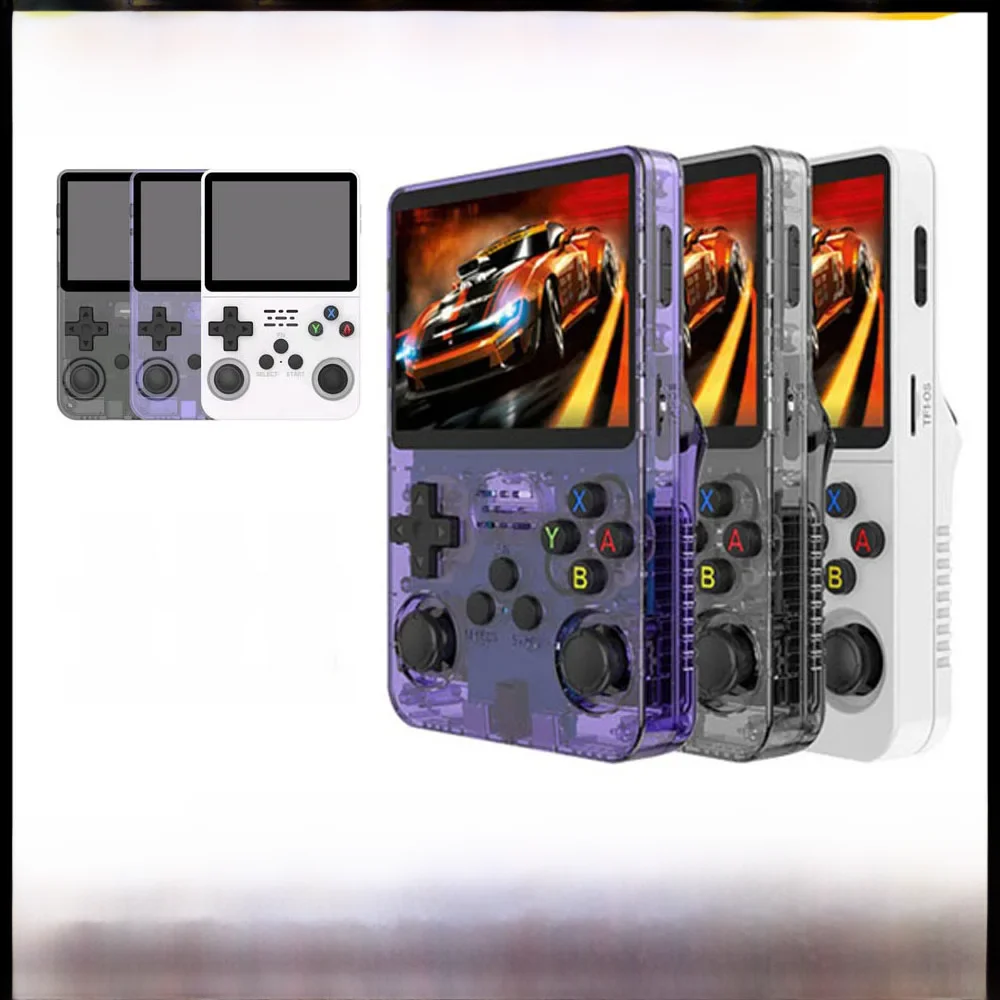 R36S Retro Handheld Game Console, Mini Video Player portátil, Classic Gaming Emulator, 3.5 "Tela