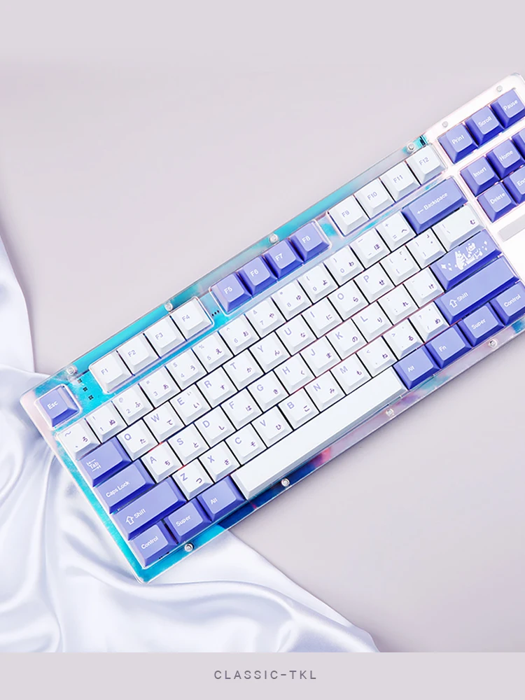 Monstar gear classic TKL low noise acrylic transparent keyboard