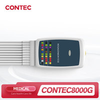 Contec 8000G Multi-function PC ECG/EKG Workstation System 12 Lead Resting Blood Pressure Monitor