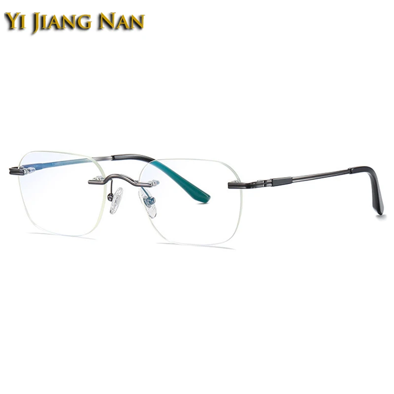 Gentleman Elegant Pure Titanium Eyewear High Quality Ultra Light Optical Prescription Glasses Frame Women Eyeglasses Spectacles