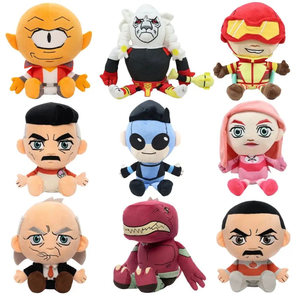 Peluche Invencible de Omni Man, Muñeco de Peluche de Eve Mark Grayson, Disfraz de Mascota Suave, Regalos de Cumpleaños y Halloween, Accesorios