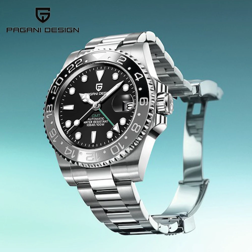 

Новые мужские механические часы PAGANI DESIGN 2026 года, люксовые, из нержавеющей стали, с функцией GMT, от ведущего бренда, с сапфировым стеклом, мужские часы reloj hombre