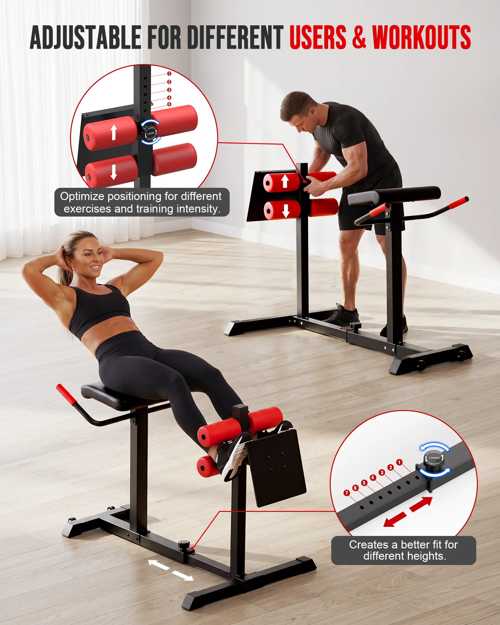 Mesin Peregangan Punggung Kurs - Home Gym Hamstring Exercises ulasan dan harga