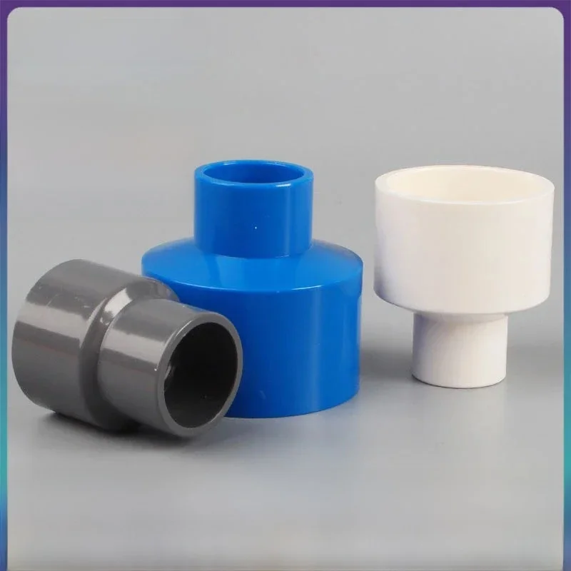 Beverer-Raccords d'alimentation en eau en PVC, connecteurs droits réducteurs, connecteur de tuyau d'eau de jardin, raccords de tuyau en PVC, 1 PC
