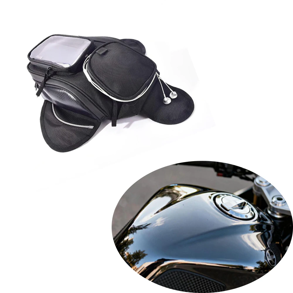 

Motorcycle fuel tank bag, multi-functional storage space, strong magnetic suction fuel tank, touch screen mobile phone bag