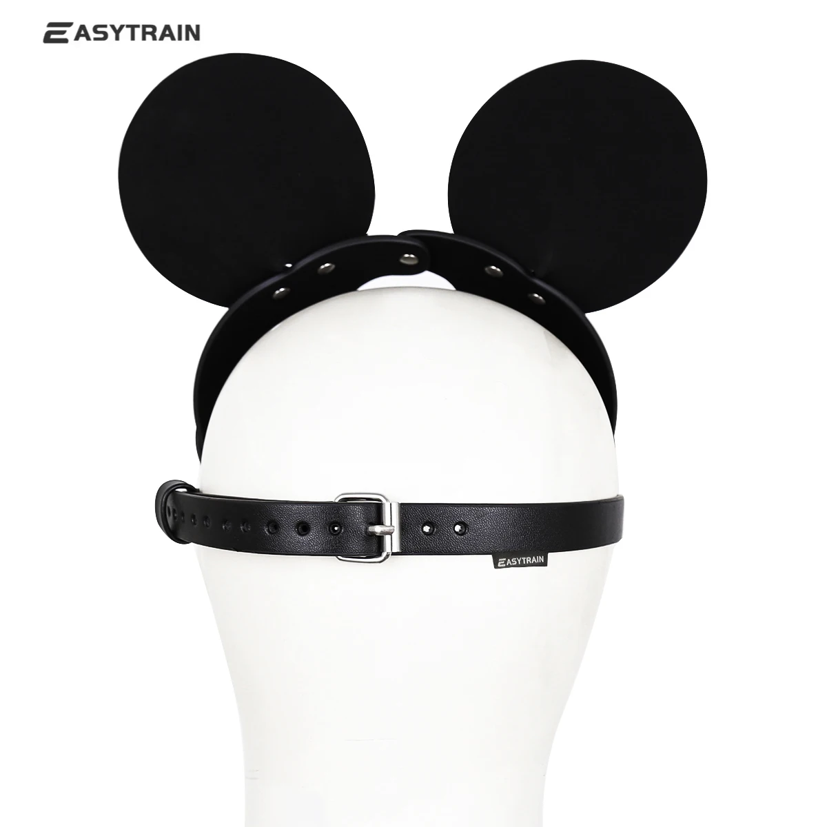 EASYTRAIN Cat Woman/Rabbit/Mouse Handwork Mask for Cosplay Costume and Rivets Cat Women Masquerade Mask