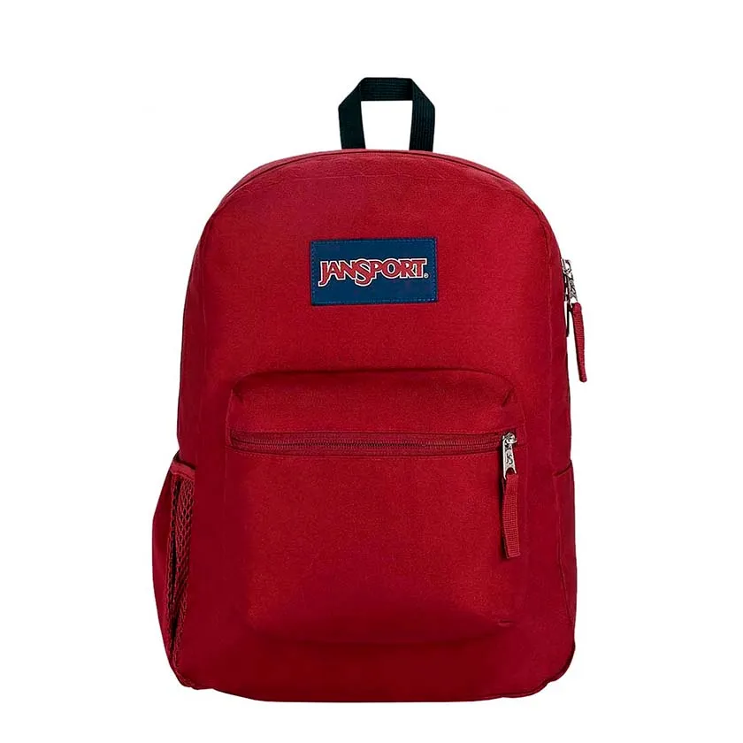 Jansport Cross Town Ink Backpack, Red, Unisex