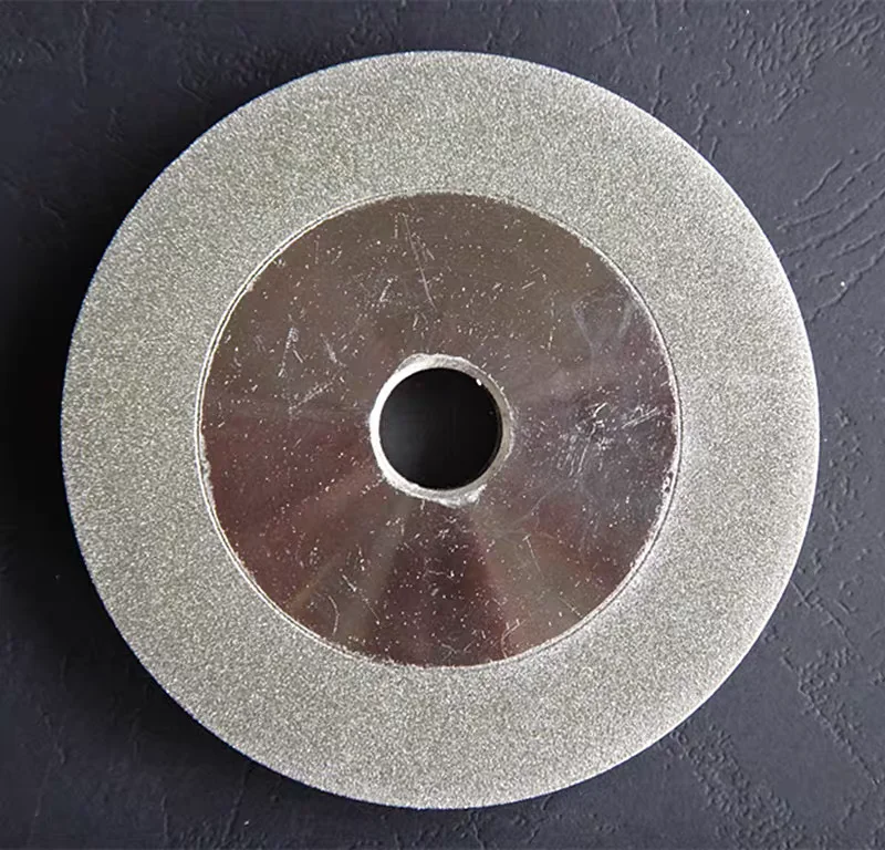 Diamond Grinding Wheel Bevel Wheel Sharpener Electroplating 78 mm Diameter 12.7 Inner Hole 45 Degrees 320 Mesh