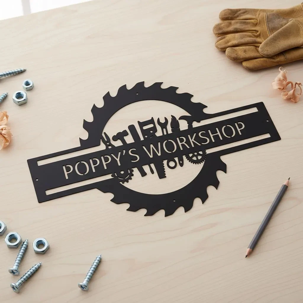 Custom Garage Name Sign,Worksh - огляд і ціна Workshop Tools Name