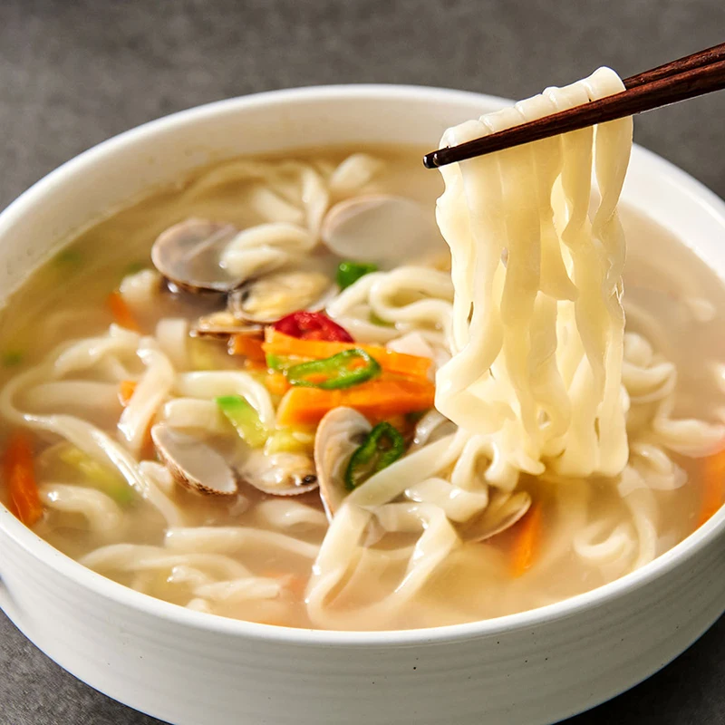 set kalguksu crudo para 5 (5 porciones de fideos + 5 porciones de salsa)