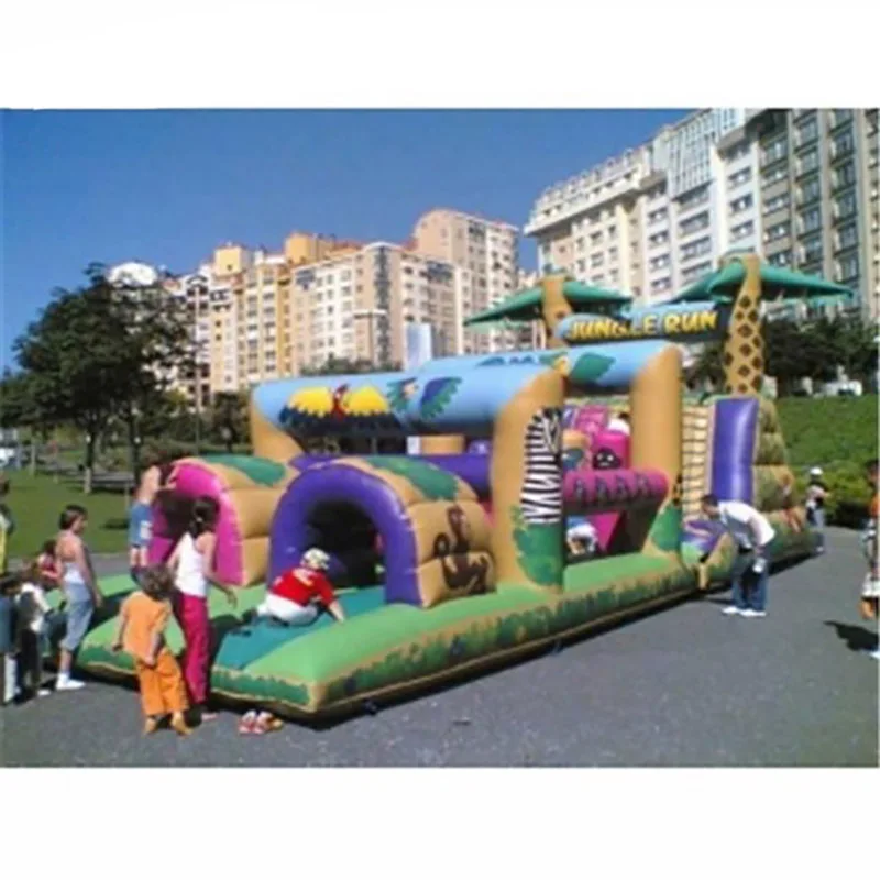 

Inflatable amusement park playground/outdoor inflatable fun city Inflatable obstacle trampoline is hot selling and good quality