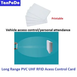 Cartes RFID UHF 860-960MHz, 10 pièces, pour système de contrôle d'accès, Parking, logistique, entrepôt, carte Passive, longue portée